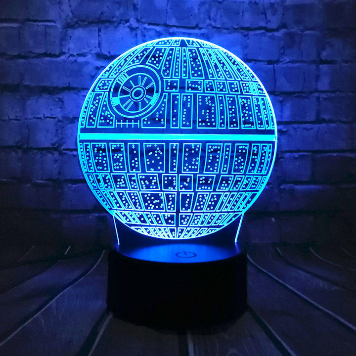 3D LED Table Lamp Death Star Colorful Ball Bulb Atmosphere Decoration Night Lights Novelties Toys Image 6