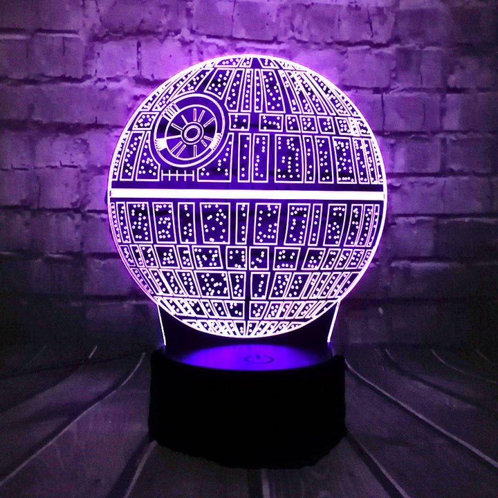 3D LED Table Lamp Death Star Colorful Ball Bulb Atmosphere Decoration Night Lights Novelties Toys Image 8