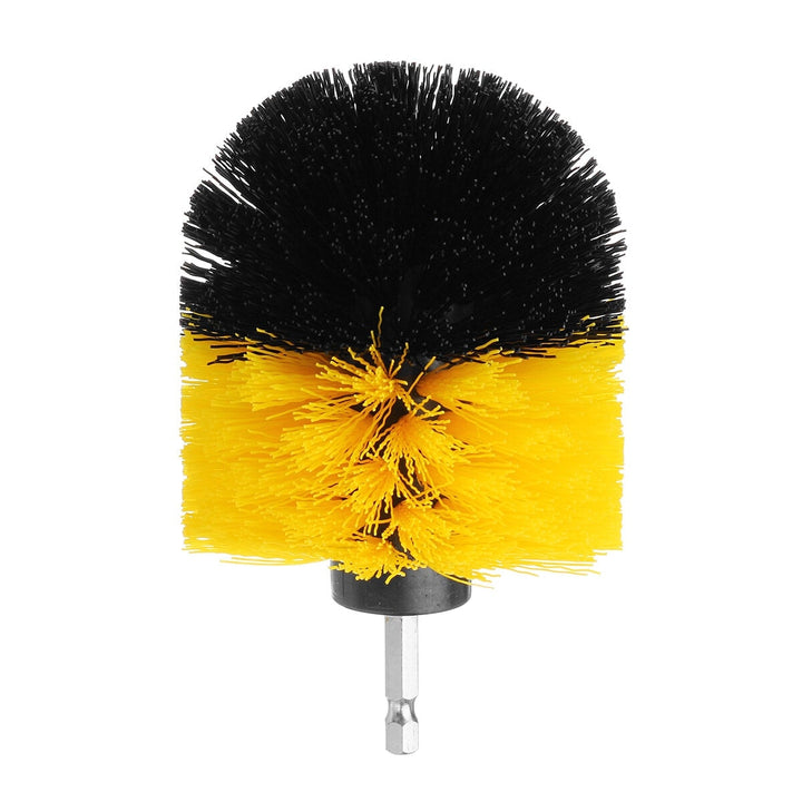 3Pcs 2/3.5/4 Inch Yellow Electric Drill Brush Tile Grout Power Scrubber Tub Cleaning Brush Image 6