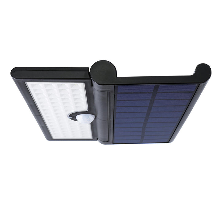 3W 58x LED Light Control and Human Induction Function Folding Solar Wall Work Light Image 2