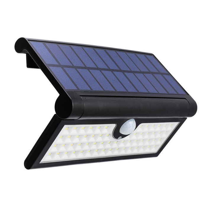 3W 58x LED Light Control and Human Induction Function Folding Solar Wall Work Light Image 3