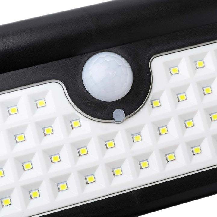 3W 58x LED Light Control and Human Induction Function Folding Solar Wall Work Light Image 5