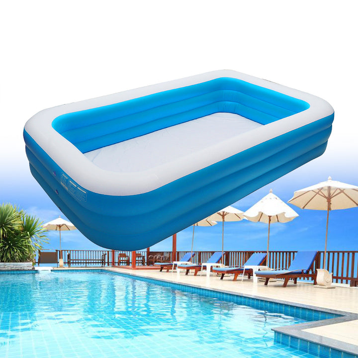 3~5Persons 300cm185cm60cm Inflatable Pool Summer Swimming Garden Outdoor Inflatable Swimming Pool For Children Adult Image 2