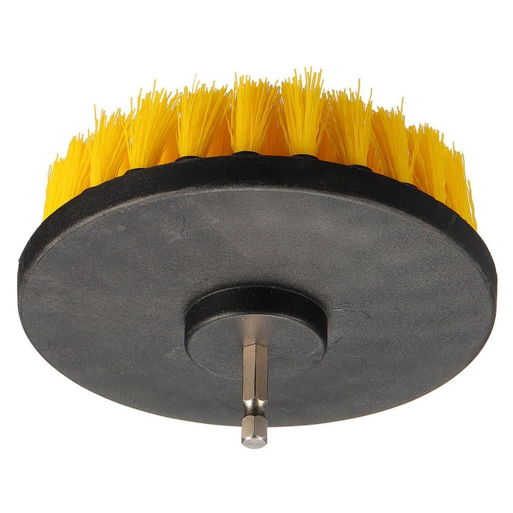 4.3 Inch Yellow Drill Cleaning Brush Powered Scrub for Shower Tub Tile Carpet Image 6