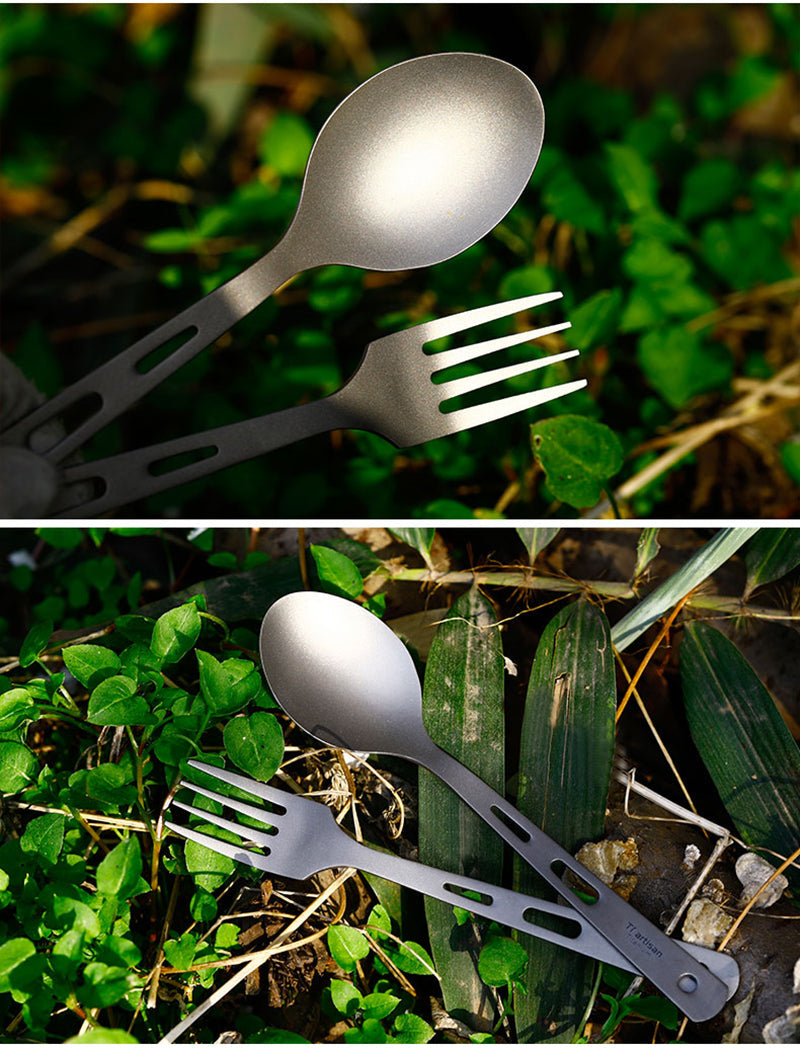 3pcs/set Cutlery Set Ultra Lightweight Knife Fork Spoon for Home Use Travel Camping Picnic Cutlery Set Image 3