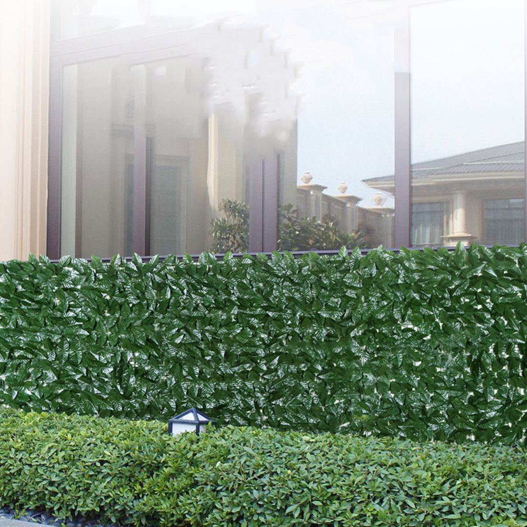 3X0.5M Artificial Faux Ivy Leaf Privacy Fence Screen Hedge Decor Panels Garden Outdoor Image 5