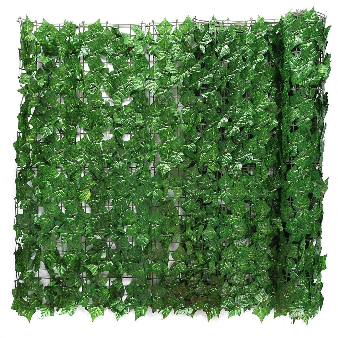 3x1M Outdoor Artificial Faux Ivy Leaf Privacy Fence Screen Decor Panels Hedge Garden Wall Cover Image 1