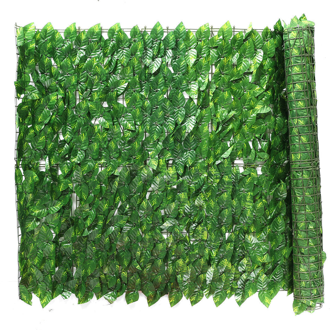 3x1M Outdoor Artificial Faux Ivy Leaf Privacy Fence Screen Decor Panels Hedge Garden Wall Cover Image 7