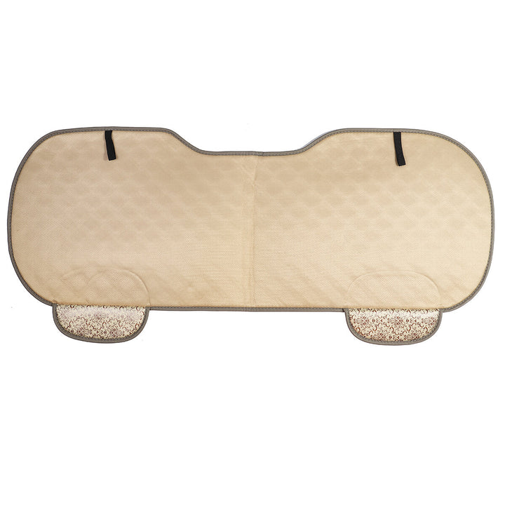 4 Colors Autumn Winter Universal Plush Anti Slip Car Front and Rear Seat Lattice Cushion Cover Chair Pad Seat Mat Image 12