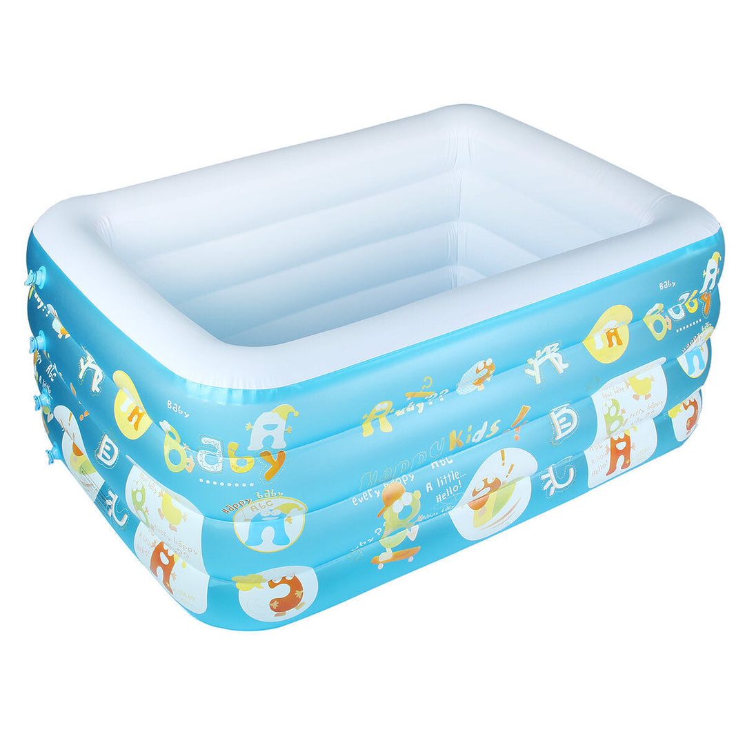 4-Layer Inflatable Swimming Pool Baby Bathtub With 19Pcs Accessories Image 1