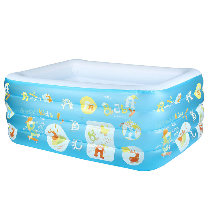 4-Layer Inflatable Swimming Pool Baby Bathtub With 19Pcs Accessories Image 4