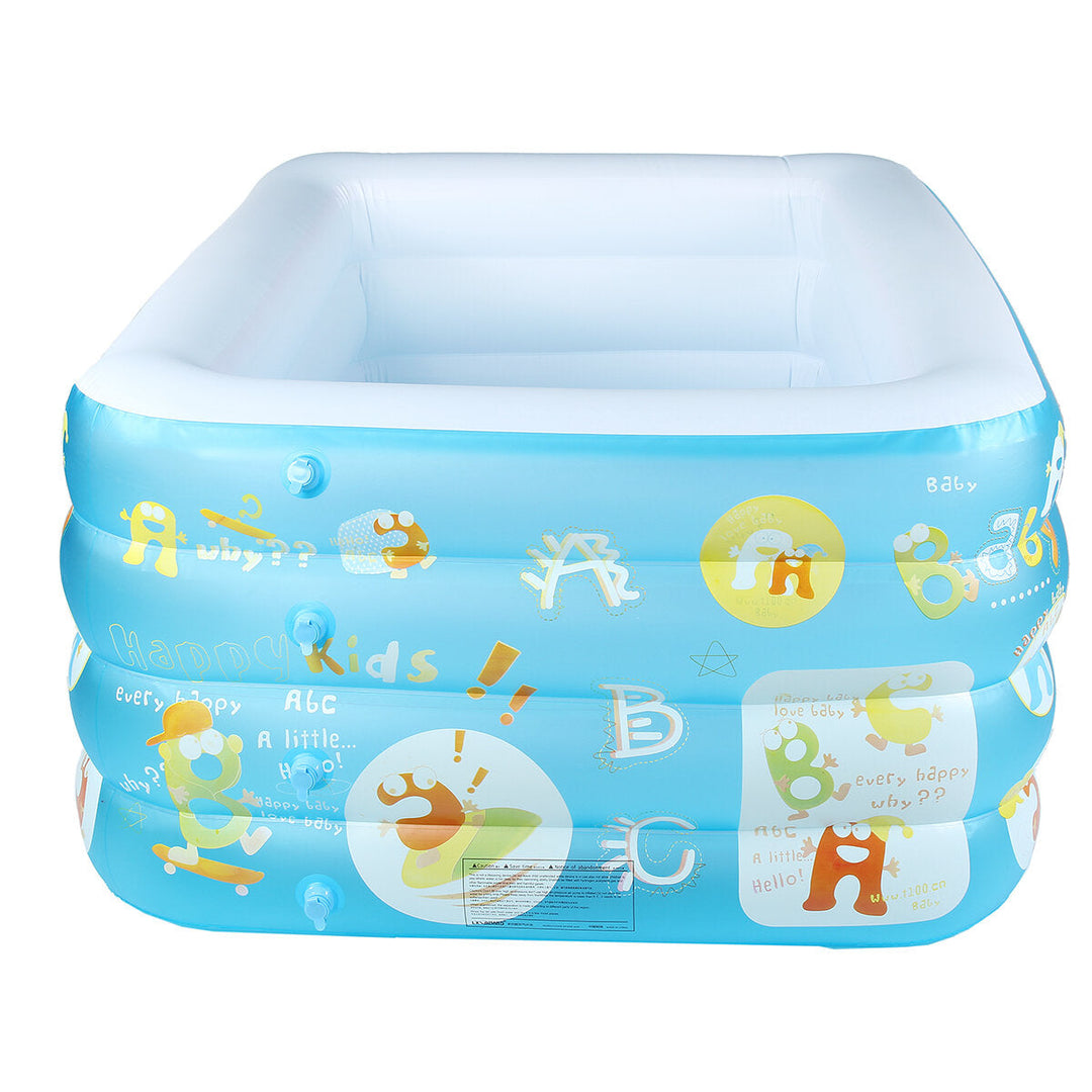 4-Layer Inflatable Swimming Pool Baby Bathtub With 19Pcs Accessories Image 10