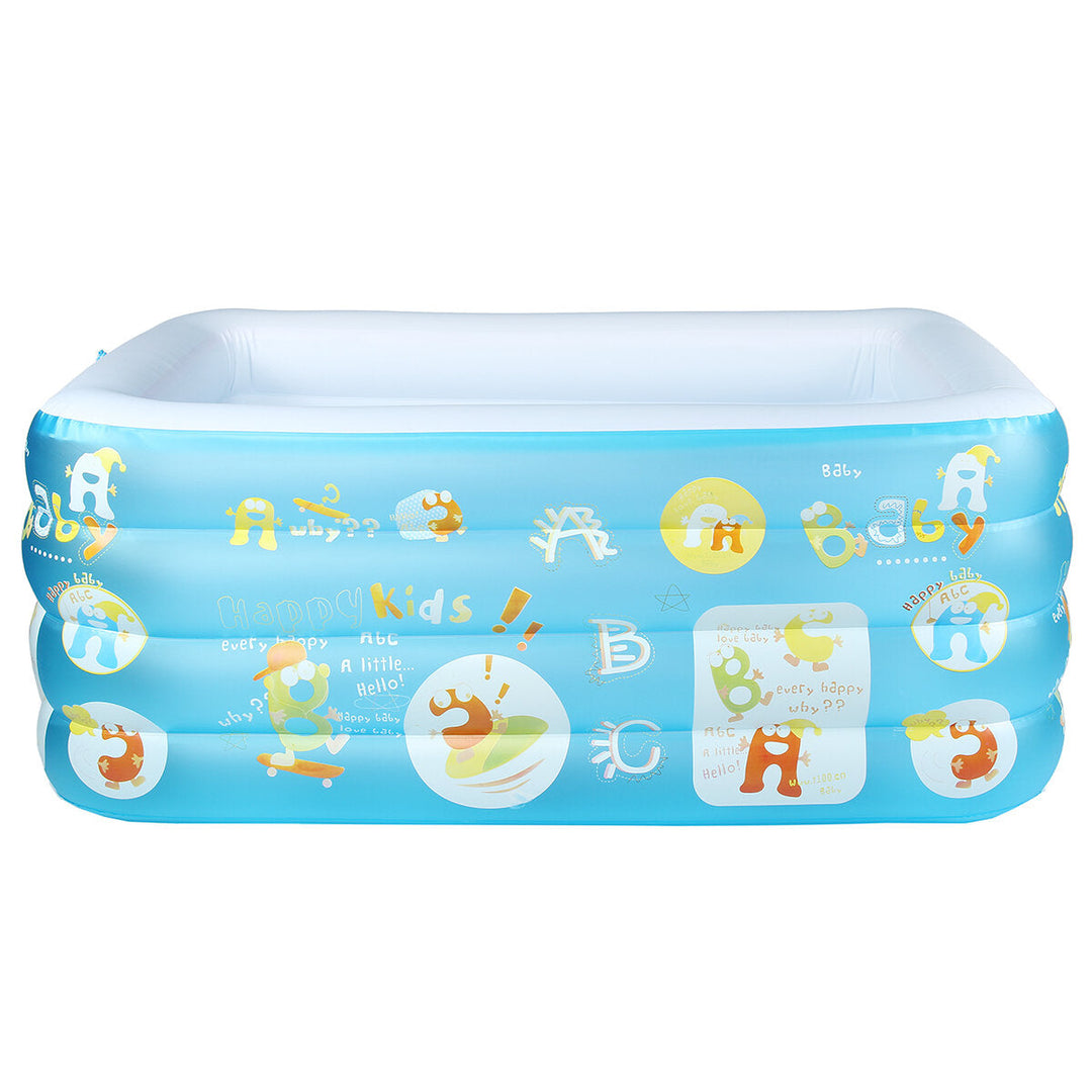 4-Layer Inflatable Swimming Pool Baby Bathtub With 19Pcs Accessories Image 11