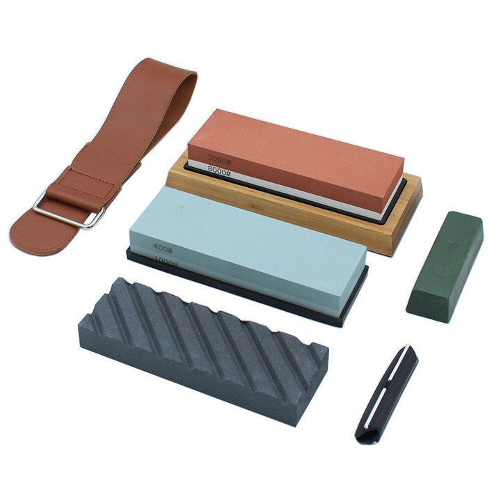 400/1000 3000/8000 Grit Sharpening Stone Double-Sided Gindstone for Kitchen Cutter Sharpener Stone Whetstone Sharpening Image 2