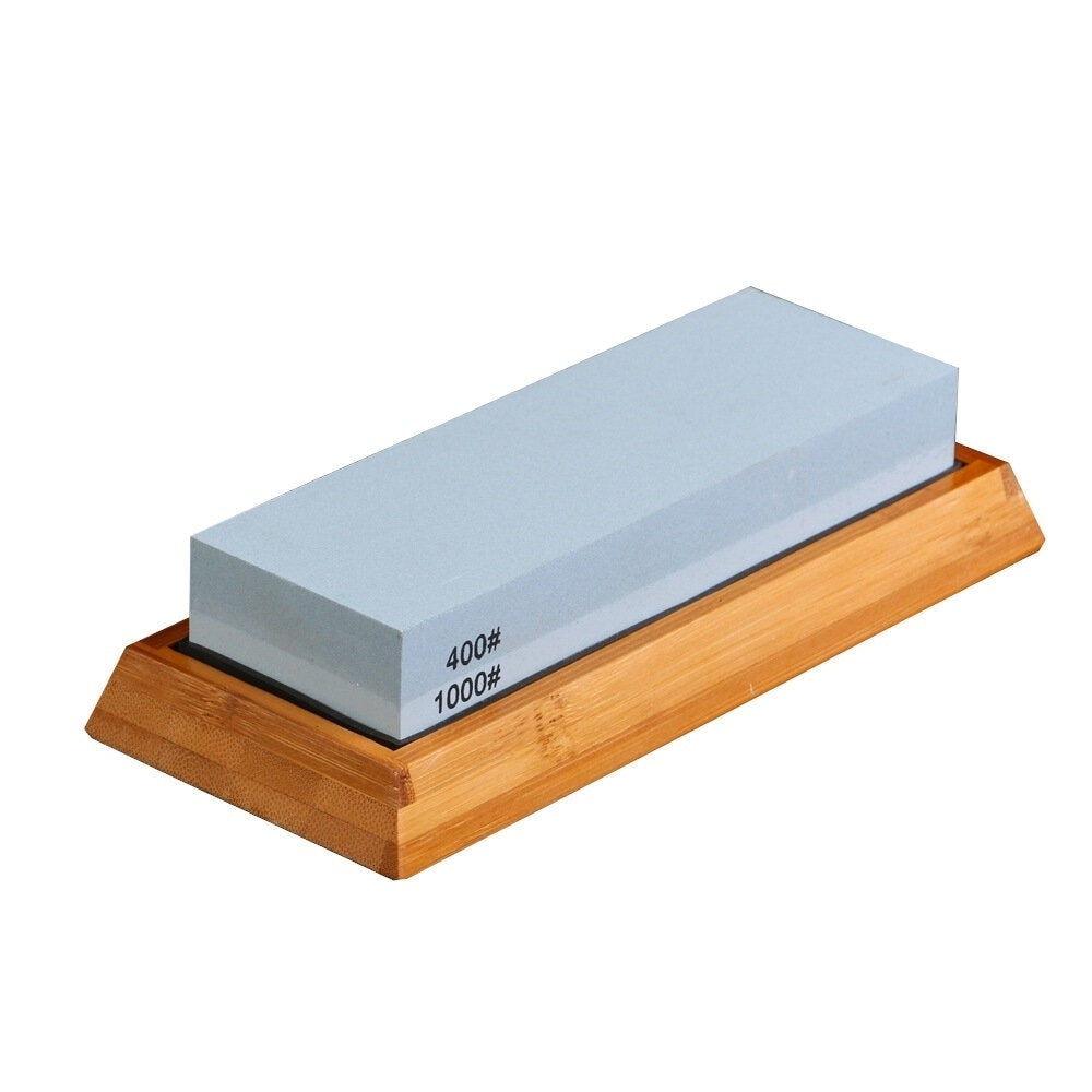 400/1000 3000/8000 Double-Sided Sharpening Stone Whetstone Cutter Holder Aid Swing with Non-Slip Base and Guide Image 8