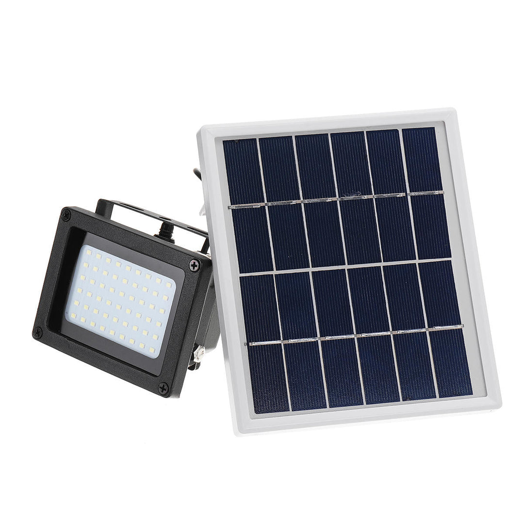 400LM 54 LED Solar Sensor Flood Light Remote Control Outdoor Security Lamp 2200mAh IP65 Waterproof Light Image 1