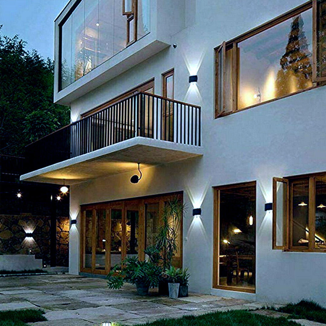 4/6/8W 6000K Wall Light IP65 Waterproof LED Sconce Lamp Up Down Outdoor Camping Light Patio Lawn Light Image 7