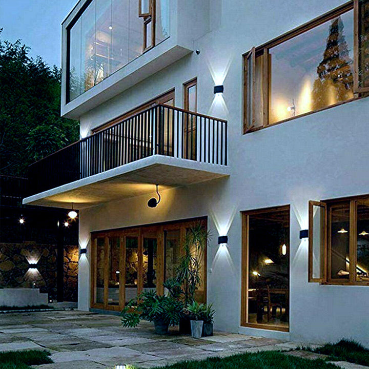 4/6/8W 6000K Wall Light IP65 Waterproof LED Sconce Lamp Up Down Outdoor Camping Light Patio Lawn Light Image 7