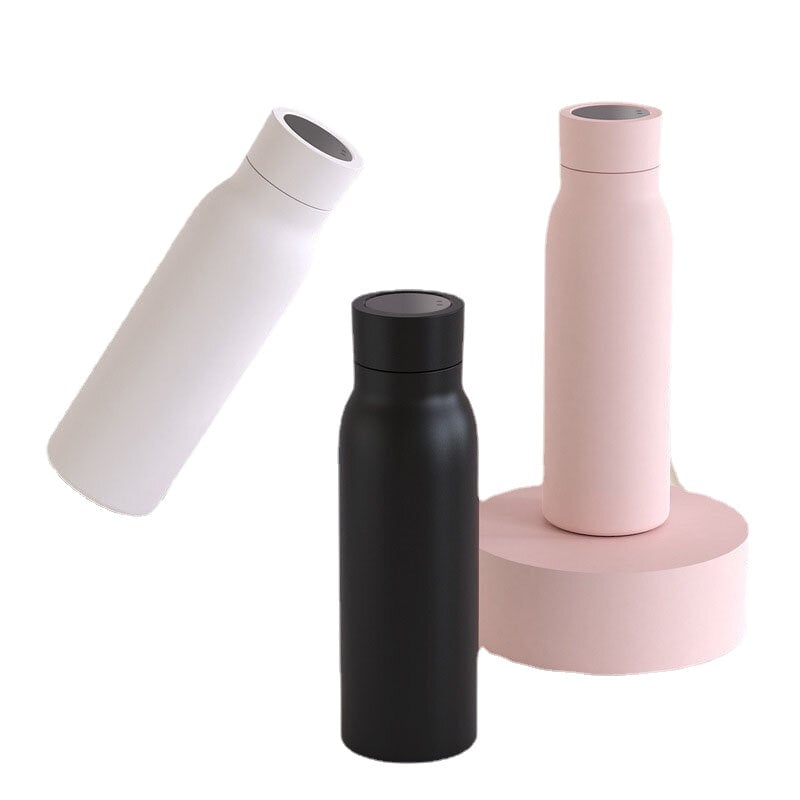 400ml Thermos LCD Temperature Display Stainless Steel Insulated Cup Vacuum Water Bottle Camping Travel Image 1