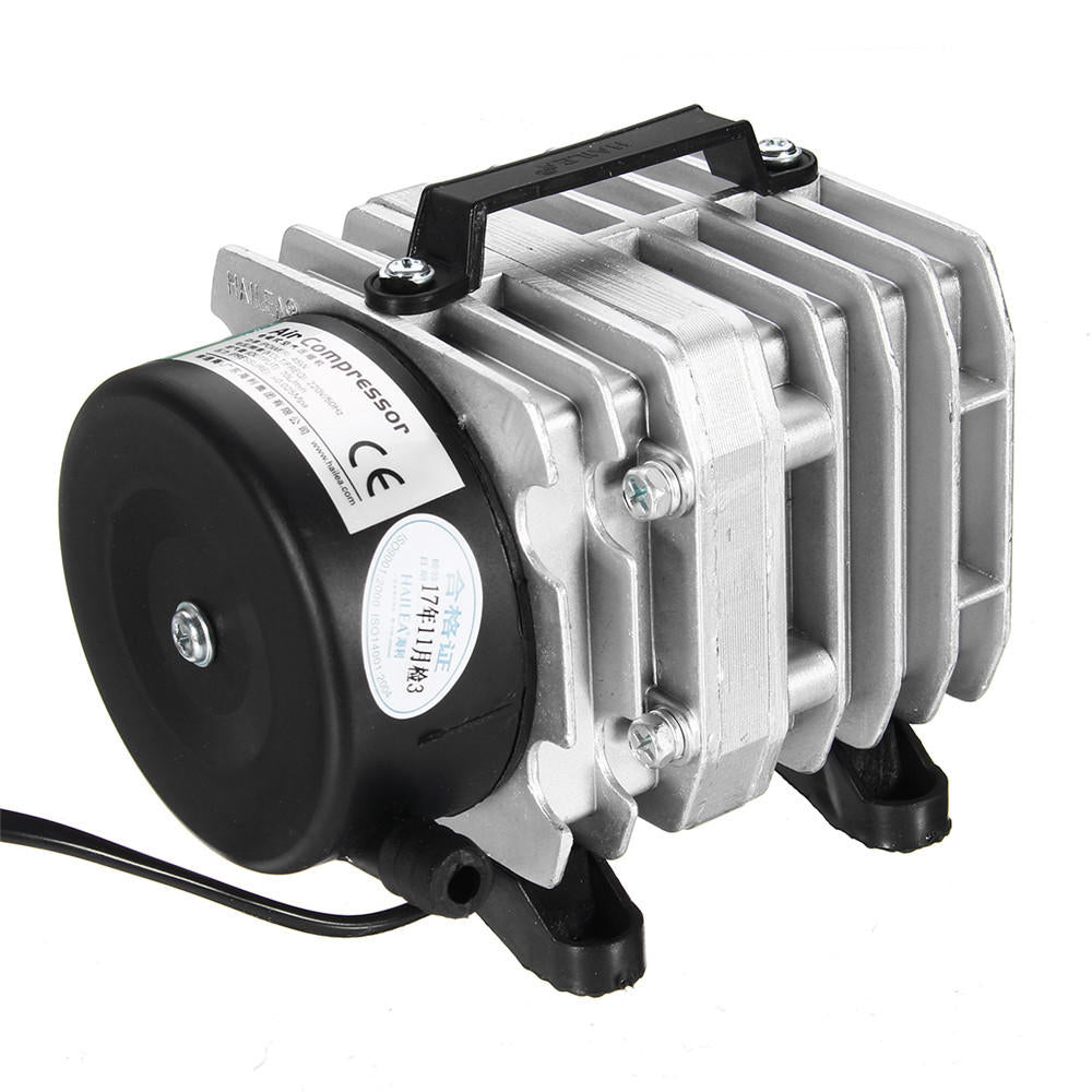 45W 220V 70L/Min Portable Electromagnetic Air Compressor Air Pump For Aquarium Hydroponic Systems Image 3