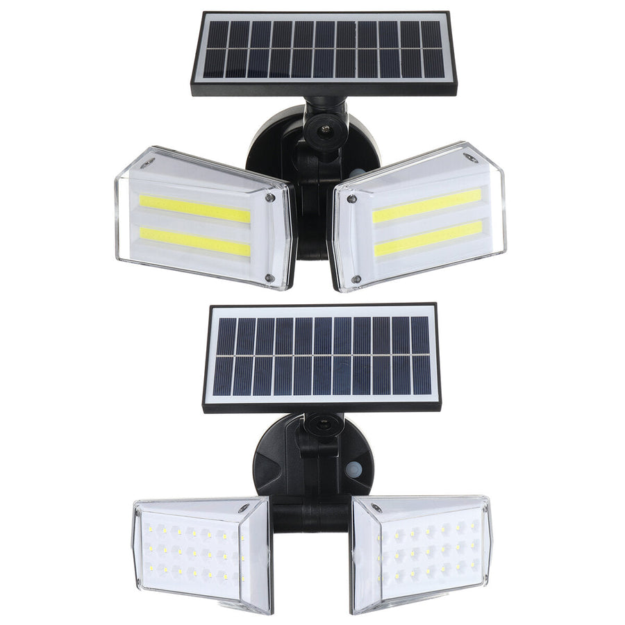 42/80LED Solar Light Body Sensor Wall Street Light Outdoor Garden Lamps IP65 Image 1