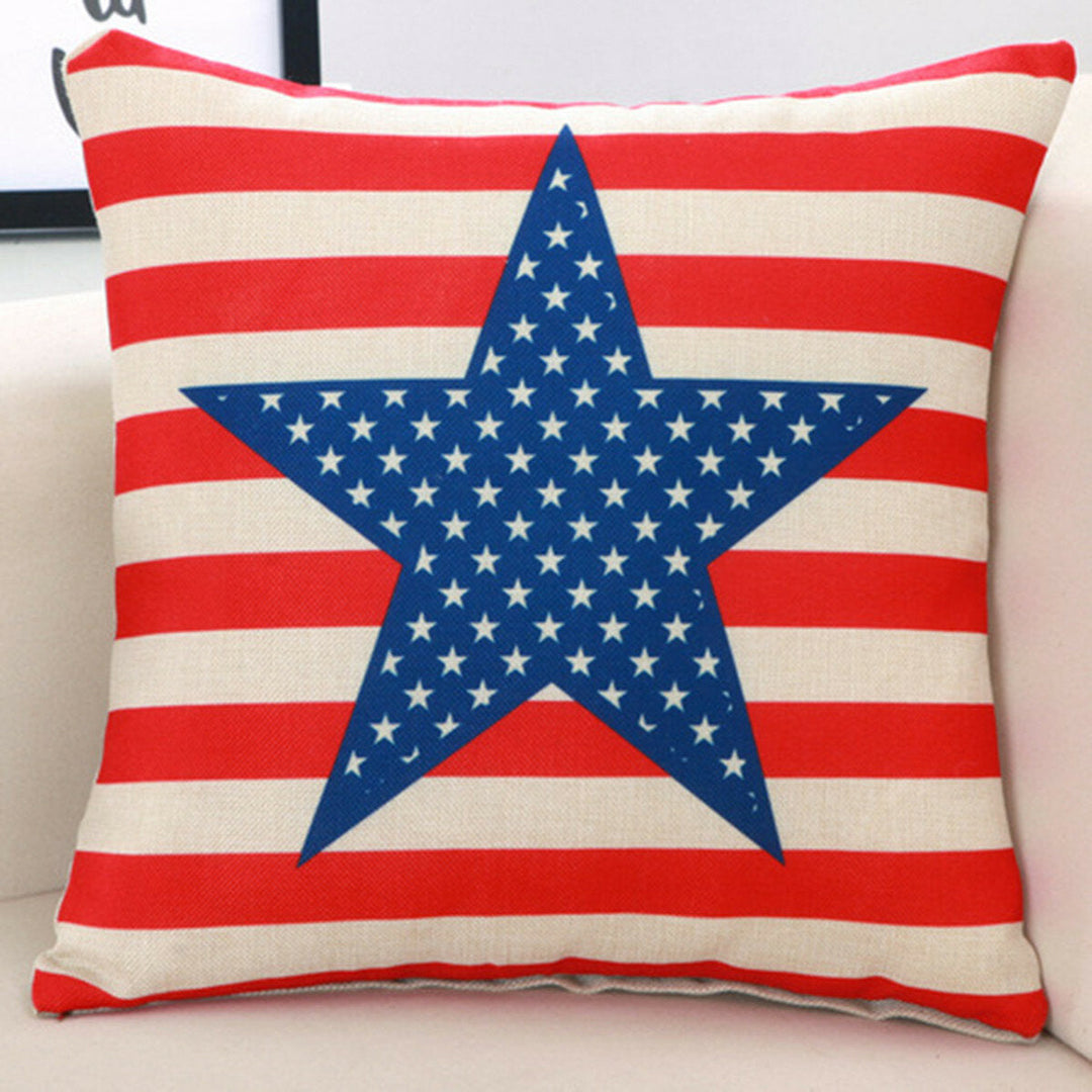 45x45cm Cotton Linen Square Throw Pillow Sofa Cushion Bed Home Decoration Image 8