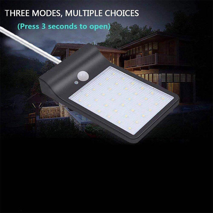 48 LED Solar Light PIR Motion Sensor Security Wall Lamp Outdoor Garden Lighting For Courtyard Street Image 8