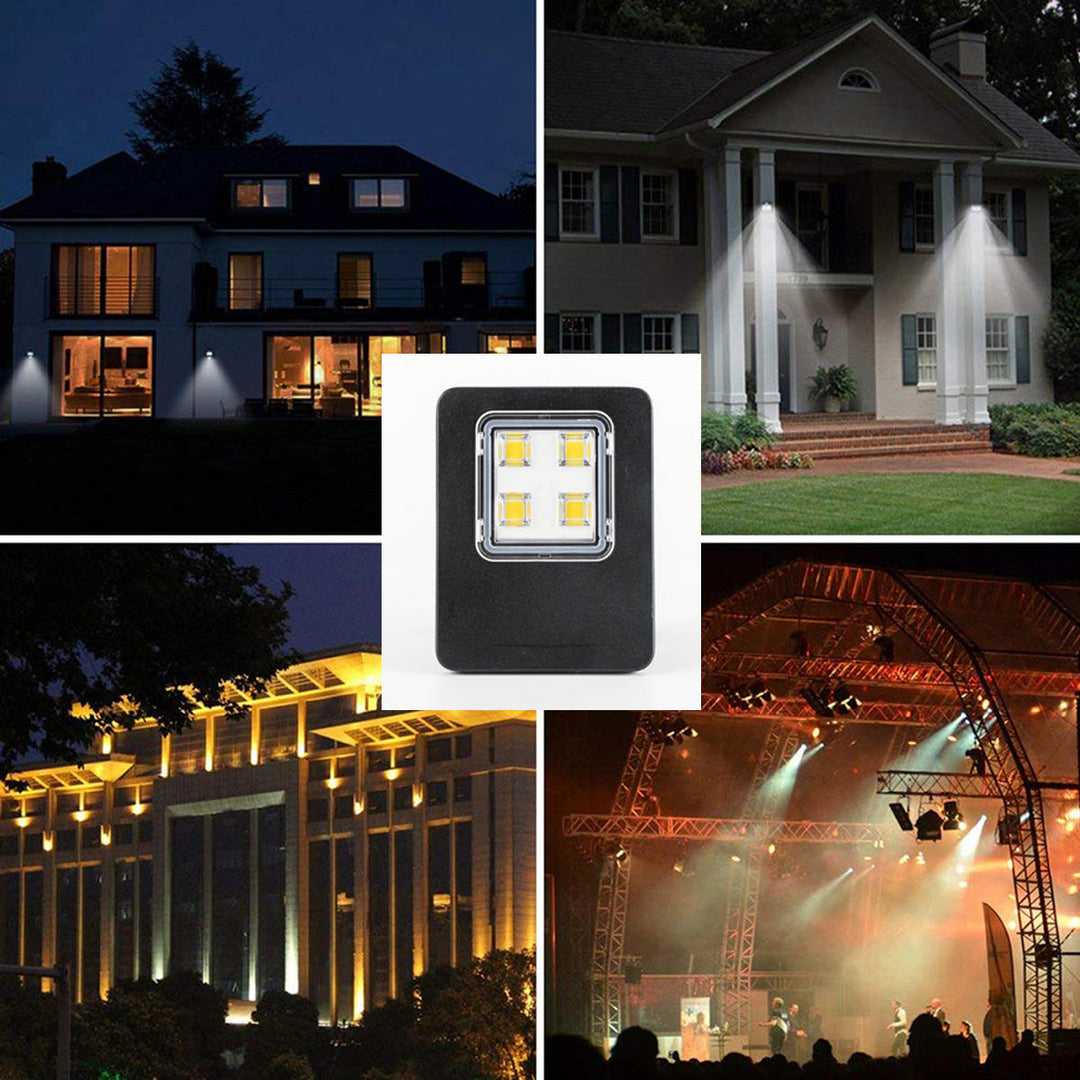 4LED Flood Light IP67 Waterproof Landscape Lamp Spotlight Outdoor Camping Emergency Lantern Image 2