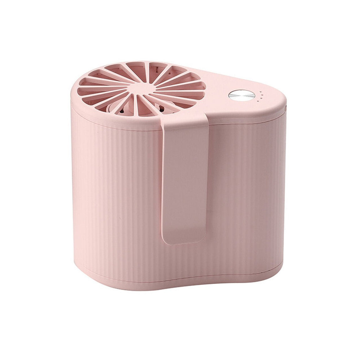 4W Waist Hanging Fan USB Rechargeable 3 Modes Mini Air Conditioner Fan Camping Travel Office Image 1