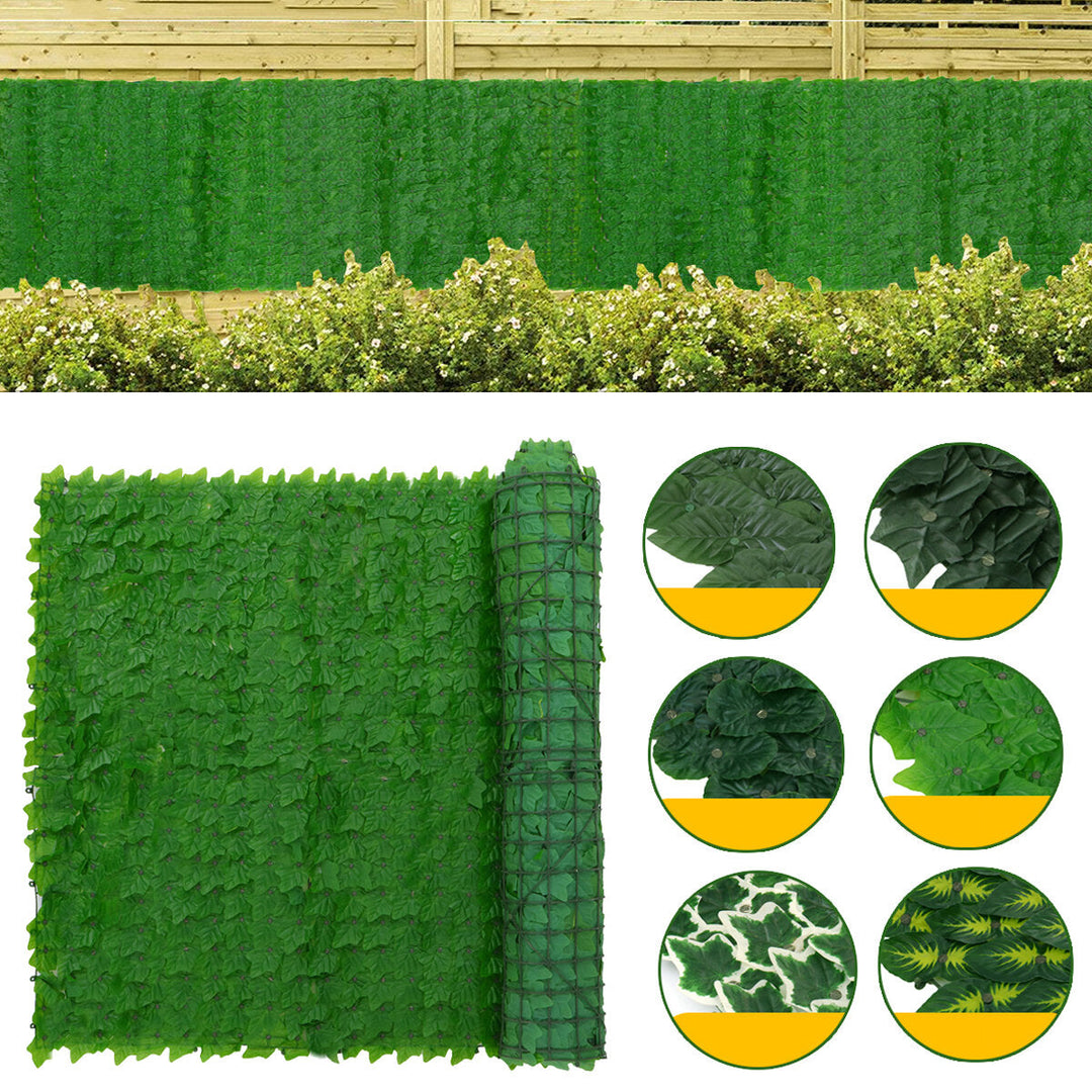 4x1M Artificial Faux Ivy Leaf Privacy Fence Screen Hedge Decor Panels Garden Outdoor Image 3