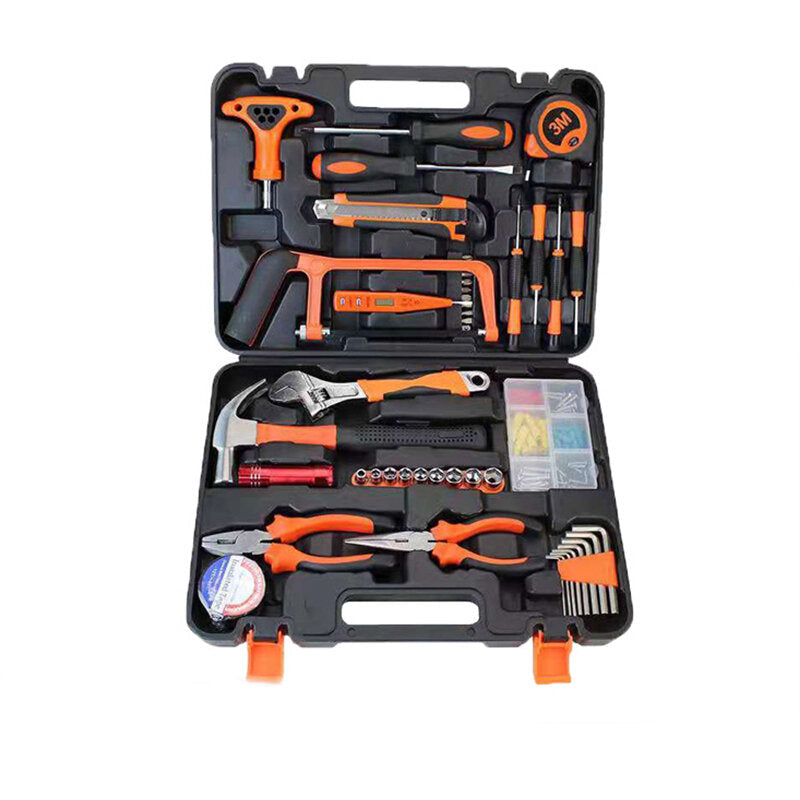 46PCS Tool Set Household Hardware Tool Combination Set Household Small Maintenance Emergency Kit Image 1