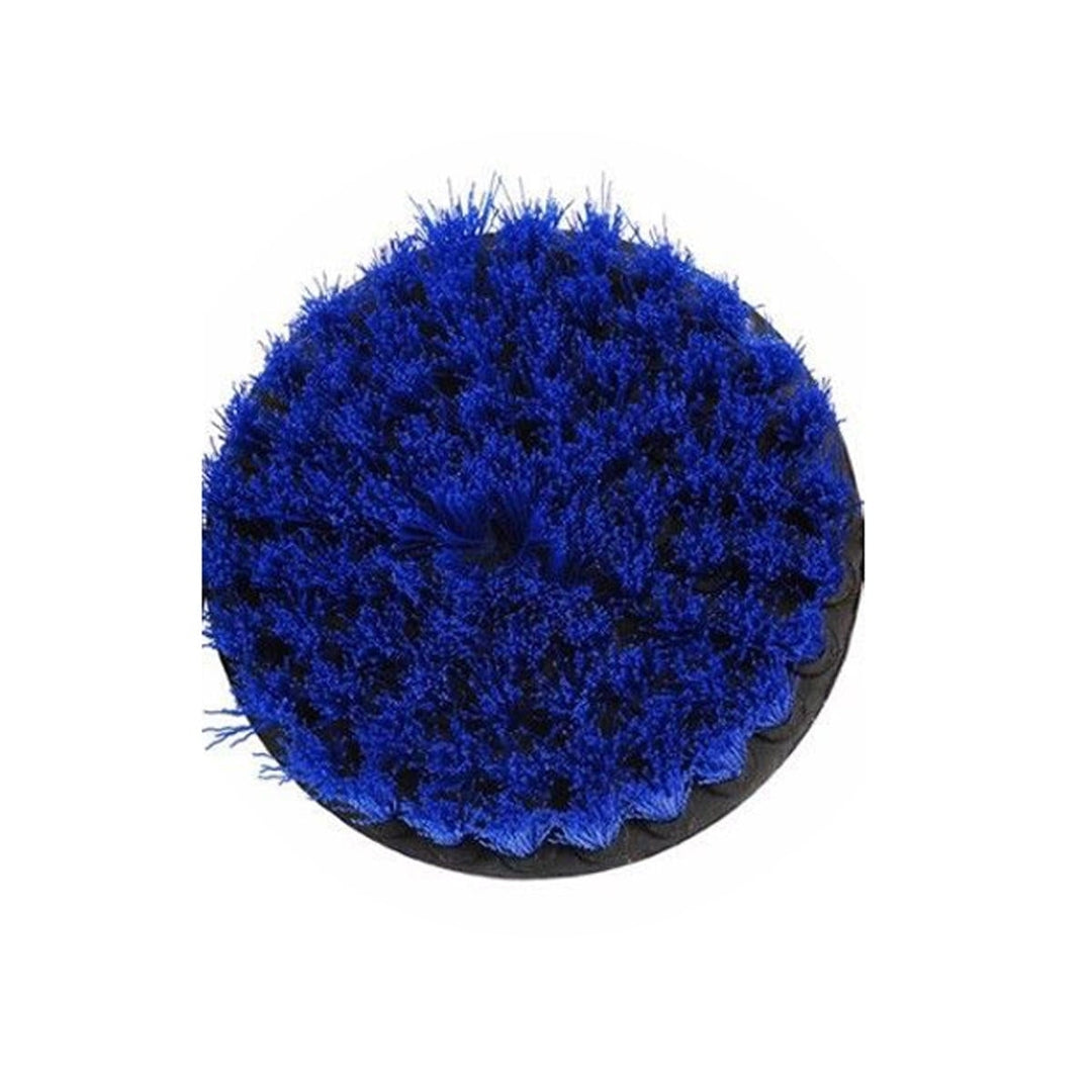 5 Inch Red/Yellow/Blue Bristle Electric Drill Brush Cleaning Brush for Dust Removal Image 5