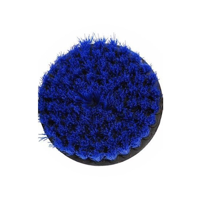 5 Inch Red/Yellow/Blue Bristle Electric Drill Brush Cleaning Brush for Dust Removal Image 5