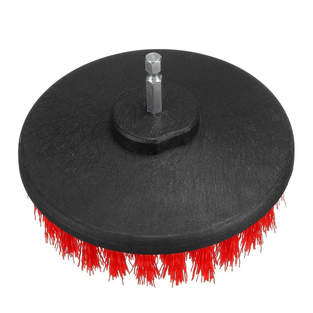 5 Inch Drill Brush Tub Cleaner Scrubber Cleaning Brush for Tile Grout Car Cleaning Image 6