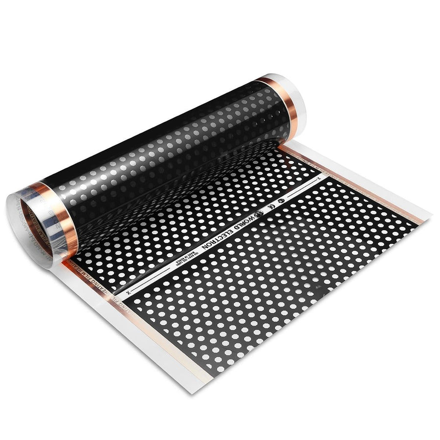 50-200cm 220W Honeycomb Reticulated Floor Heating Film Infrared Underfloor Film Pads Image 1