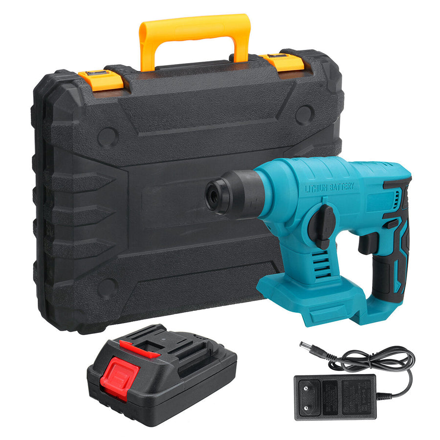 500W 10000RPM Brushless Cordless Electric Hammer Handheld Flat Drill with Battery Image 1