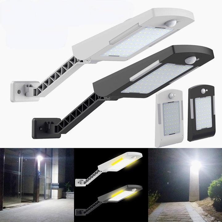 54 LED Solar PIR Sensor Light Outdoor Security Lamp for Home Wall Street Image 6