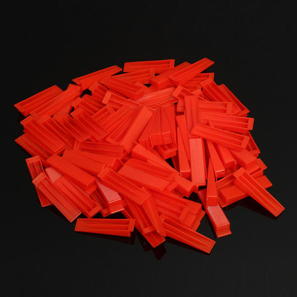 500Pcs Clips+200Pcs Wedges Tile Leveling System Spacer+Pliers Image 8