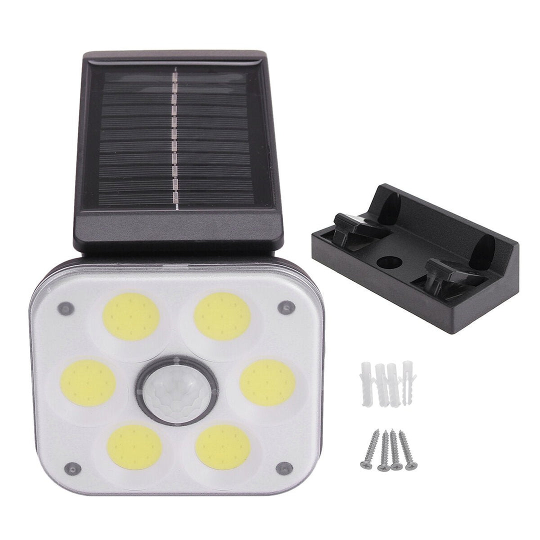 54COB Solar Motion Sensor Lights Security Wall Lamp Floodlight Outdoor Waterproof Image 10