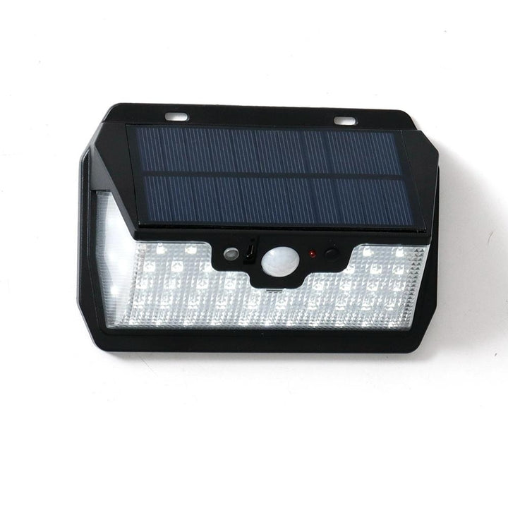 55 LED Solar Motion Sensor Light 3 Modes Outdoor Security Wall Lamp USB Charging Image 5