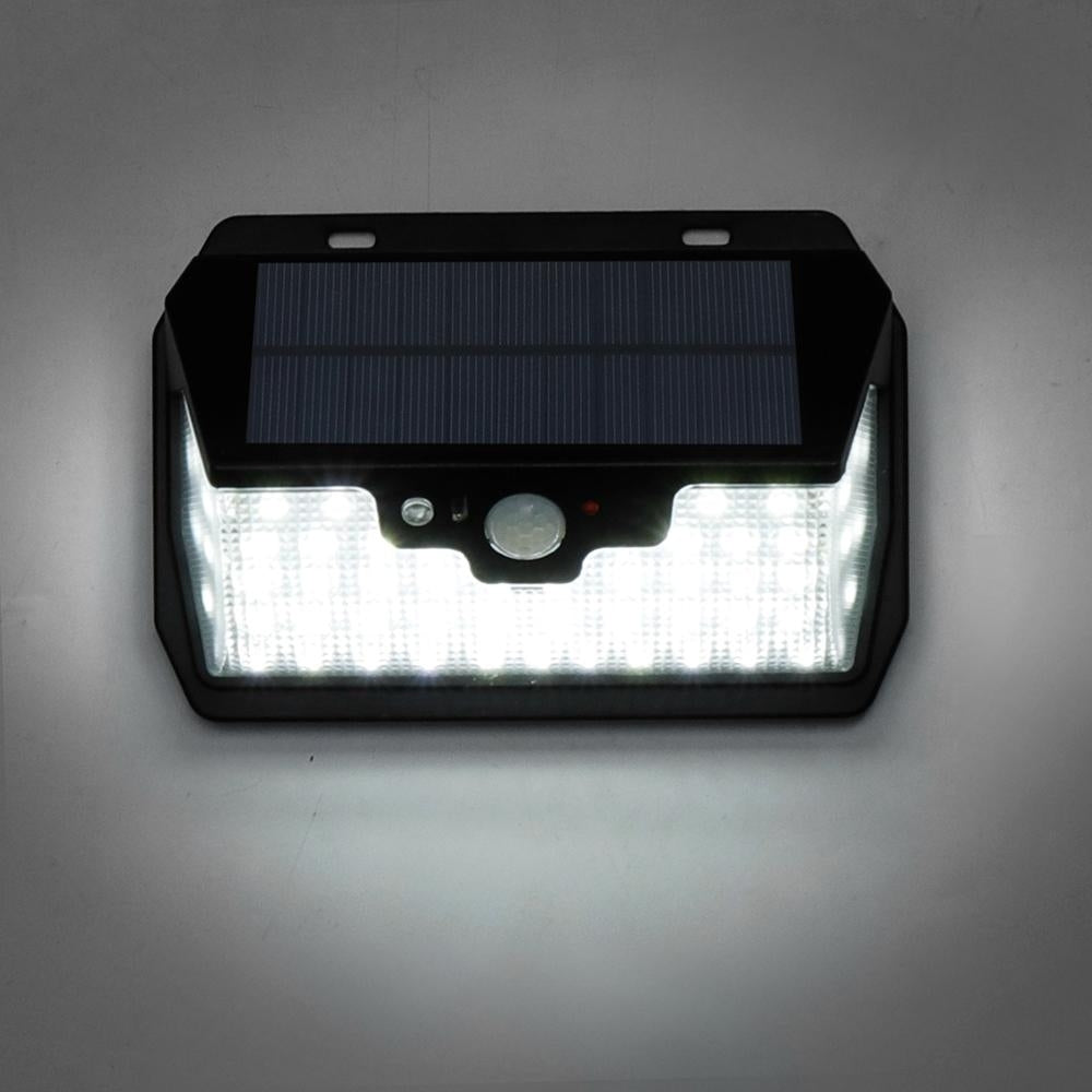 55 LED Solar Motion Sensor Light 3 Modes Outdoor Security Wall Lamp USB Charging Image 6