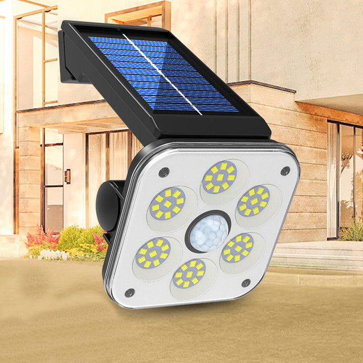 54SMD Solar Motion Sensor Lights Security Wall Lamp Floodlight Outdoor Waterproof Image 10