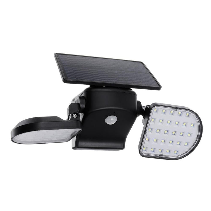 56 LED Solar Dual Head Motion Sensor Light Outdoor Garden Adjustable Spotlight Image 7