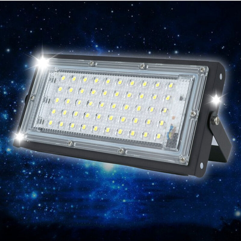 50W RGB LED Flood Light AC 220V 230V 240V Outdoor Floodlight Spotlight IP65 Waterproof LED Street Lamp Landscape Image 4