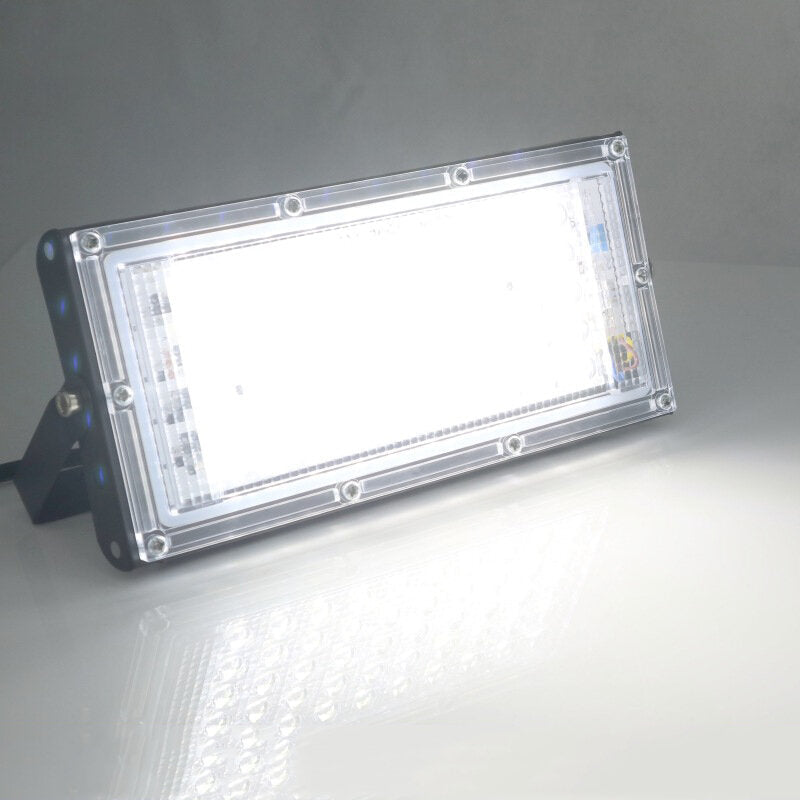 50W RGB LED Flood Light AC 220V 230V 240V Outdoor Floodlight Spotlight IP65 Waterproof LED Street Lamp Landscape Image 6