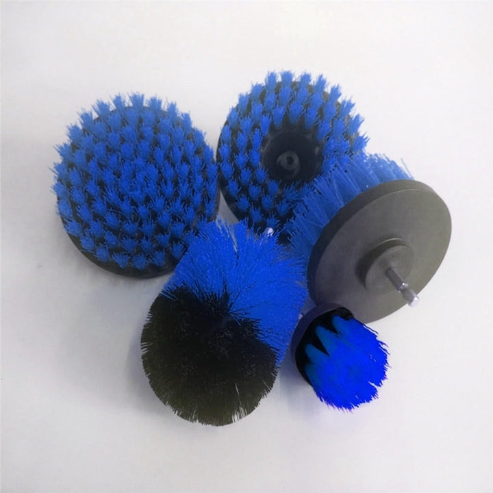 5pcs 2/3.5/4/5 Inch Drill Brushes Scrubber Cleaning Brush Yellow/Blue/Red Image 3