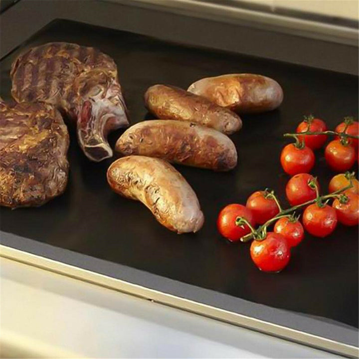 5pcs BBQ Grill Mat Barbecue Outdoor Baking Non-stick Pad Reusable And Easy To Clean Cooking Mat Image 5