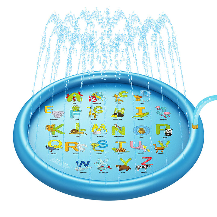 67inch Water Play Pad Swimming Air Mattress Sprinkler Games Water Mat Toys for 18 Month Up Baby Image 6