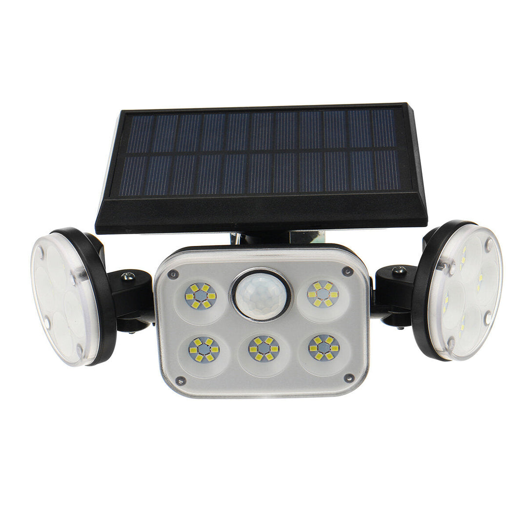 70COB/70LED/78LED Solar Motion Sensor Light Outdoor 3-Head Security Wall Lamp Floodlight Waterproof Image 9