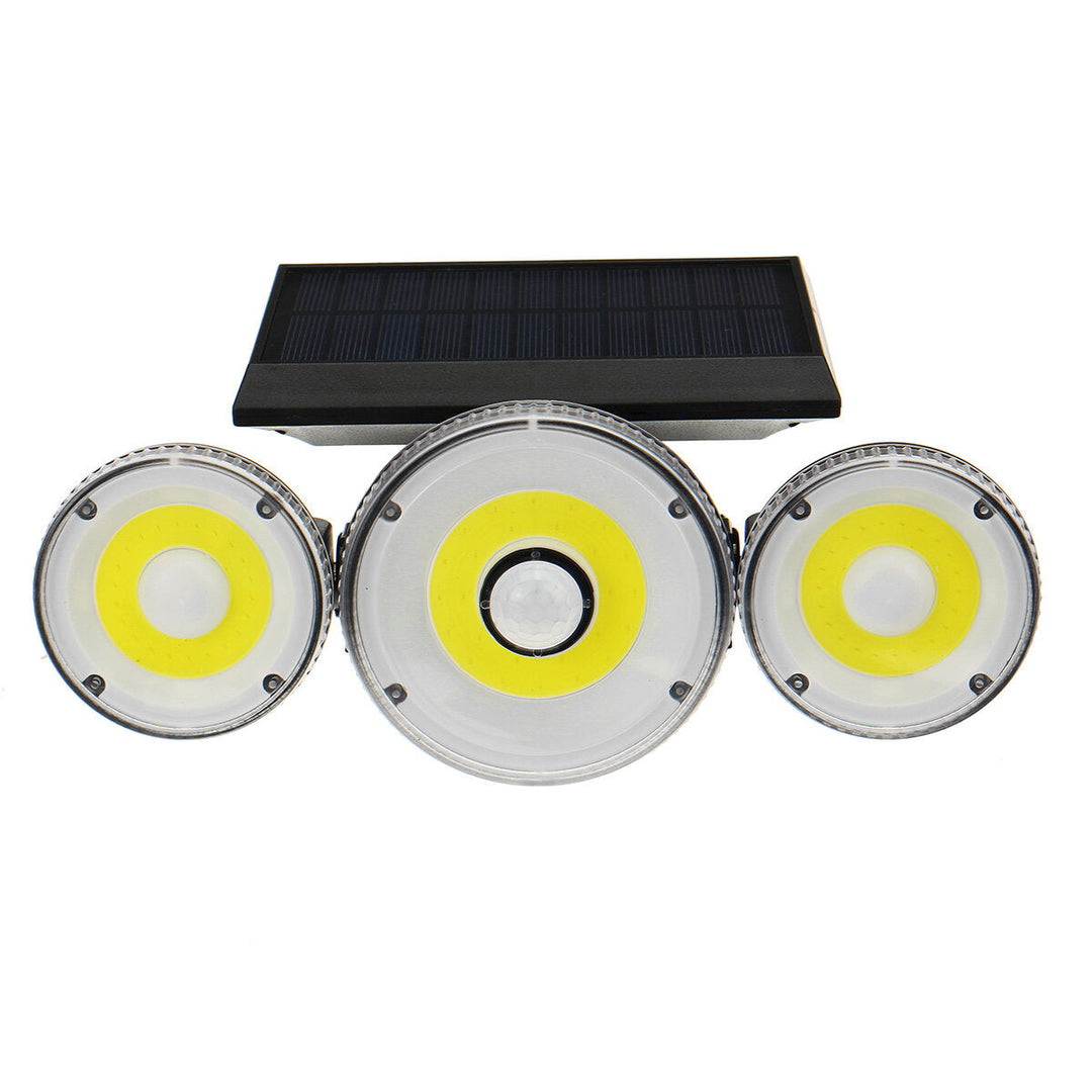 70COB/70LED/78LED Solar Motion Sensor Light Outdoor 3-Head Security Wall Lamp Floodlight Waterproof Image 1